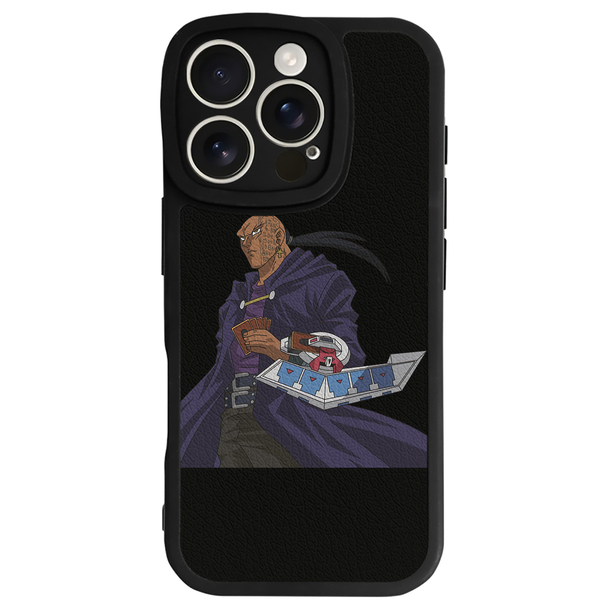 遊☆戯☆王 Yu-Gi-Oh! 【iPhone 16シリーズ対応】シリコンスマホケース（レザー調） 材質：シリコン